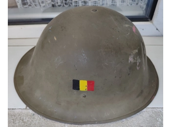 Original WW2 Belgian Army M51 Helmet