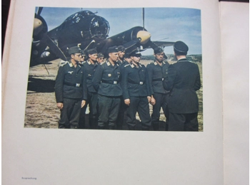 WW2 German Luftwaffe photo book Flying front 1942 very rare