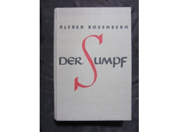 The Swamp 1939 original German book by Alfred Rosenberg