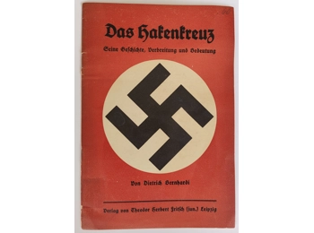 Original nazi book The Swastika history spread and meaning