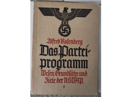 Original book NSDAP party program 1941
