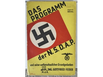 Gottfried Feder NSDAP party program 1930