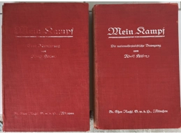 Mein Kampf Adolf Hitler 1st vol 1926 2nd vol 1927