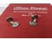 Original nazi enamel double swastika cufflinks