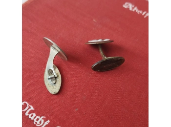 Original NSDAP sympathy cufflinks Third Reich
