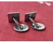 Original Third Reich nazi party swastika cufflinks