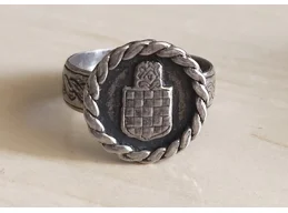 Original WW2 SS croatian volunteers silver ring