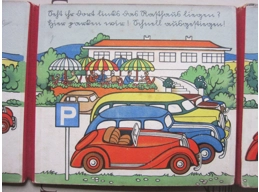 On the Reichsautobanh Nazi WW2 German children's book