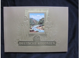 ORIGINAL CIGARETTE CARD ALBUM - GERMAN COLONIES