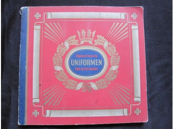 THIRD REICH ORIGINAL CIGARETTE CARD ALBUM "UNIFORMS OF THE OLD ARMY"