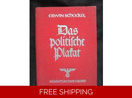 RARE THIRD REICH BOOK - THE POLITICAL POSTER