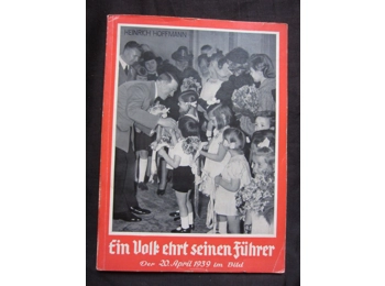 People honor their leader, Adolf Hitler