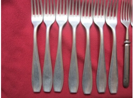 12 Original German Third Reich forks RAD