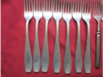 12 Original German Third Reich forks RAD