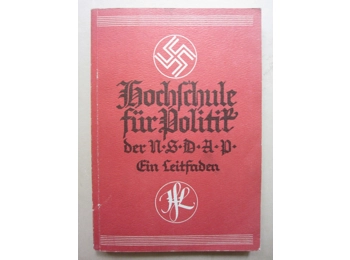 Rare 1933 NSDAP book school of leadership manual
