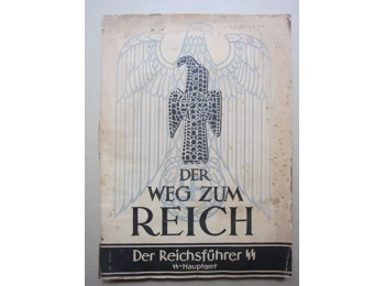 Road to Reich original Nazi SS booklet