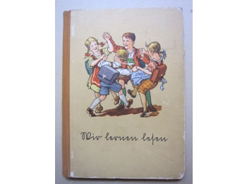 Nazi WW2 children's book reading learning