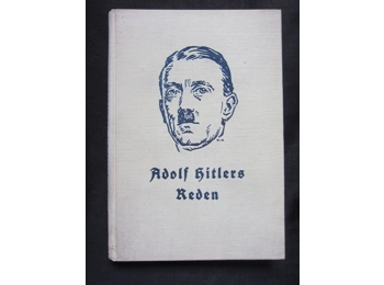 RARE ORIGINAL THIRD REICH BOOK ON EARLY ADOLF HITLER SPEECHES
