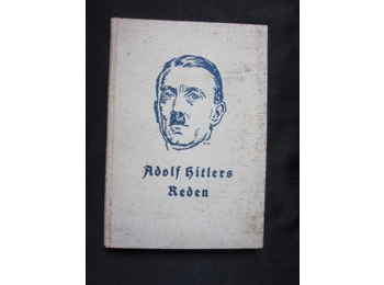 RARE ORIGINAL THIRD REICH BOOK ON EARLY ADOLF HITLER SPEECHES 1934