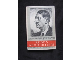 RARE ORIGINAL THIRD REICH BOOK ON ADOLF HITLER SPEECHES 1942