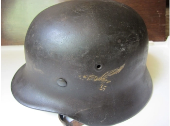 Original WW2 German Luftwaffe Helmet with one decal