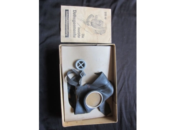 Original german nazi civil gas mask WW2