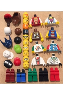 Mini Figures- 40 Unassembled Boy Figures
