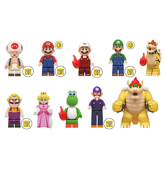 Generic Super Mario Figures- 10