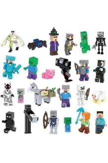 Generic Minecraft Figures- 16