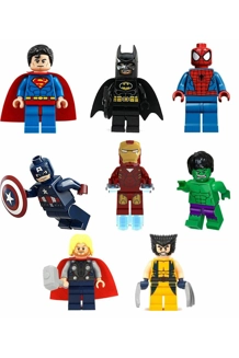 Generic Super Heroes Mini Figures- 20