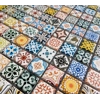 Multi Colour Traditional Moroccan Ceramic Mosaic Wall Tile