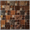 Pre-Order Ancient Nature Stone Glass Metal Copper Mosaic Wall Tile