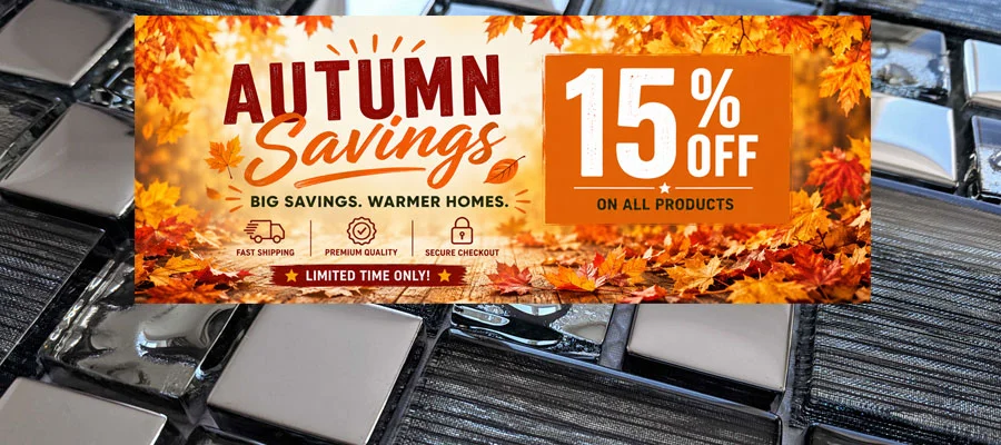 Save 15% on MosaicTiles Free Delivery