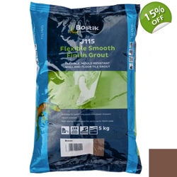 5kg Bostik J115 Brown Powdered Grout Flexible Waterproof Smooth Wall Floor Tile