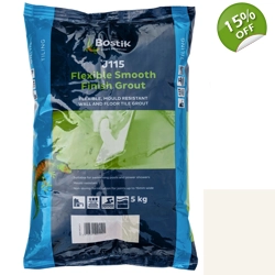 5kg Bostik J115 Jasmine Light Yellow Cream Tile Grout Smooth Flexible
