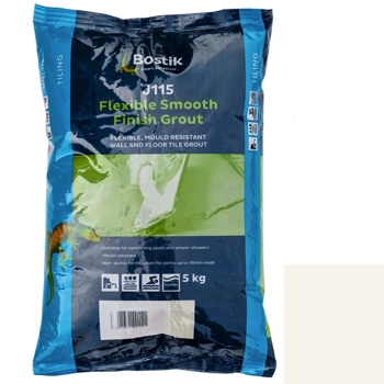 5kg Bostik J115 Jasmine Light Yellow Cream Tile Grout Smooth Flexible