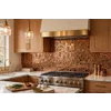 Luxury Copper Gold Metallic Foil Glass Mosaic Wall Tile - Bathroom & Kitchen Splashback