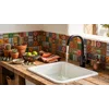 11x Ethnic Moroccan African Aboriginal Mosaic Wall Tile + 5kg Grout