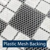 Blue Chrome Square Metal & Glass Mosaic Wall Tile - Bathroom & Kitchen Splashbacks