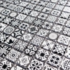 Black & White Grey Moroccan Traditional Ceramic Mosaic Wall Tile