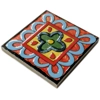 Set of 8 Multi Colour Spanish Moroccan Arabic 10cm Square Ceramic Wall & Floor Tiles
