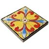 Set of 8 Multi Colour Spanish Moroccan Arabic 10cm Square Ceramic Wall & Floor Tiles
