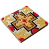 Set of 8 Multi Colour Spanish Moroccan Arabic 10cm Square Ceramic Wall & Floor Tiles