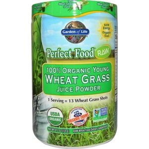 Garden of Life Food RAW - Organic Young Wheat Grass Juice Powder