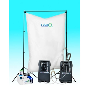 Live O2 system with Altitude contrast and 20LPM Oxygen Concentrator