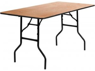 6ft x 3ft Trestle Table hire