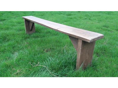 6ft Rustic Plank Bench hire £6.00 each