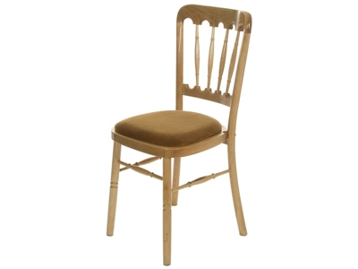 Natural Wood Banquet Chair hire