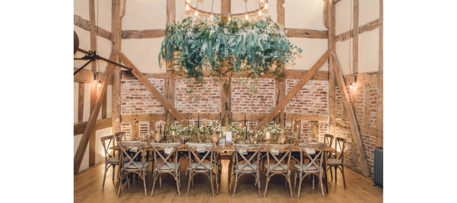 Oak Cross Back Chair Hire