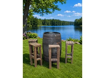Rustic Bar Stool